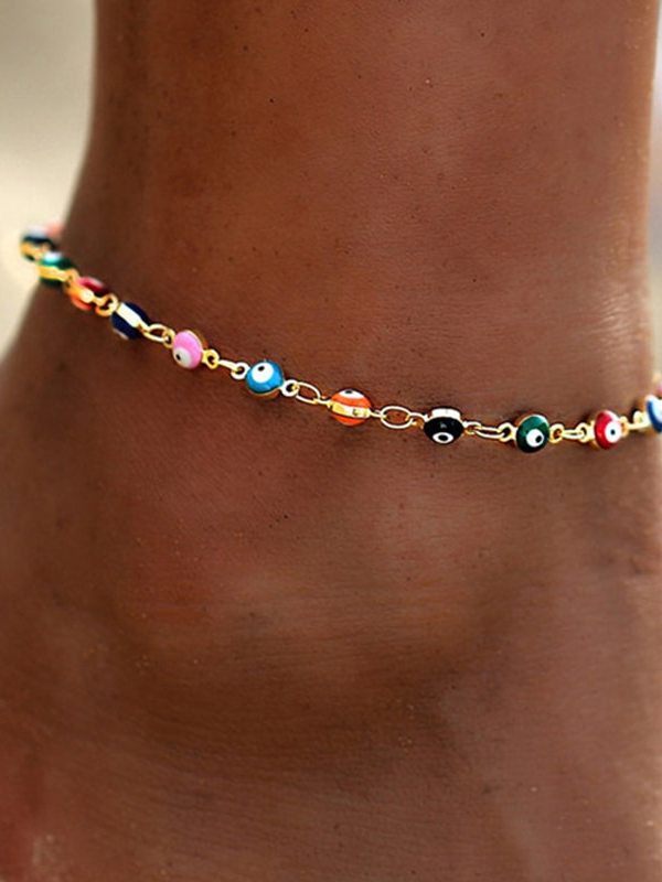 Colorful Turkish Eyes Anklets